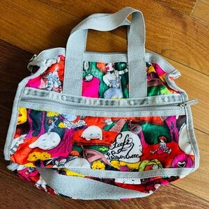 LeSportsac collab with French Artist FAFI Satchel Bag
